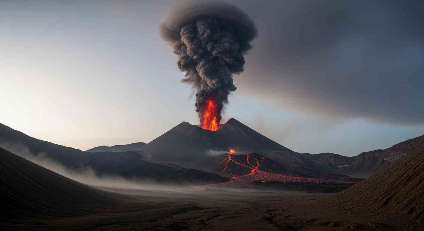 Chain Reaction Volcanoes and Fault Systems