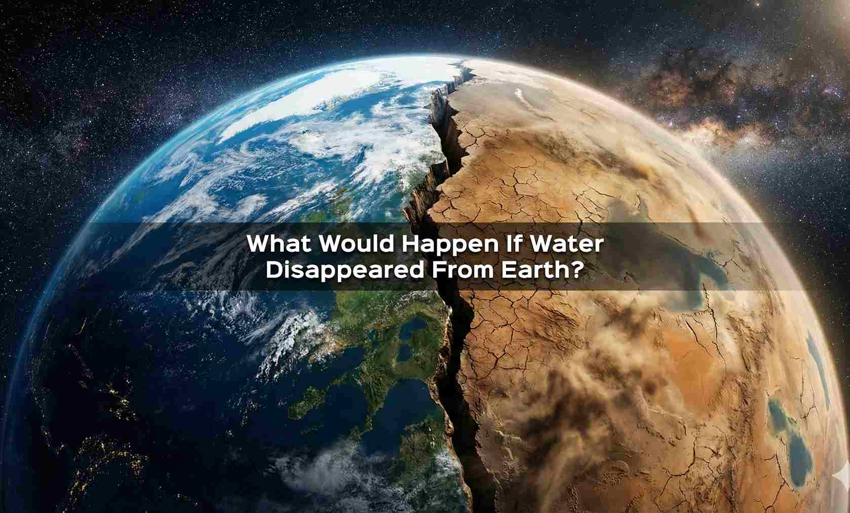 What Happened If Water Disappeared From Earth