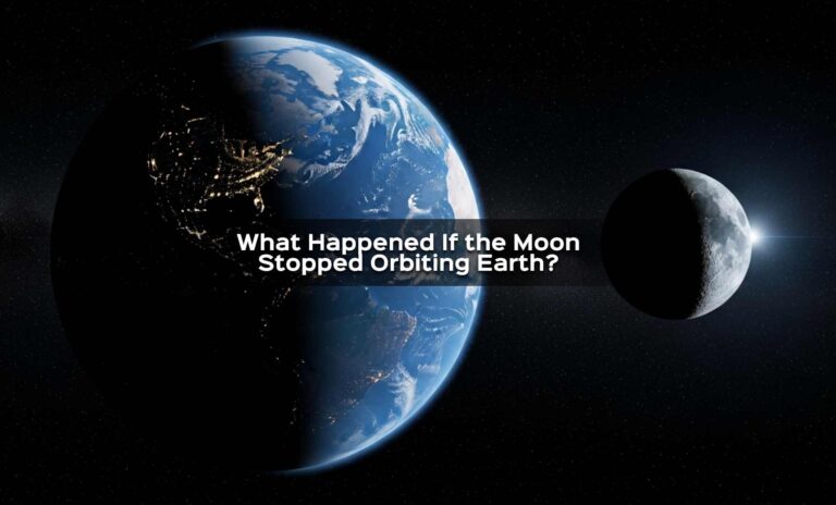 What Happened If the Moon Stopped Orbiting Earth
